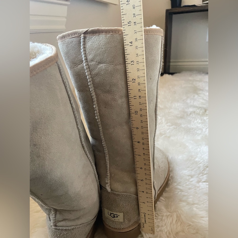 Vintage | HTF ugg Australia classic tall cream boots men - Picture 8 of 8